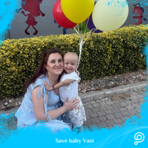 Baby Vasi overcame the illness thanks to the kindness of hundreds of people