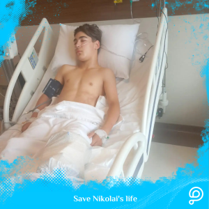 Thanks to all the donors, Nikolay received a chance for treatment