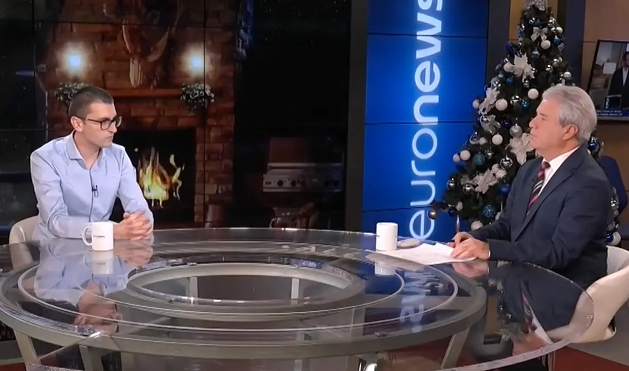 In den Medien - Pavel Andreev on donation for Euronews Bulgaria