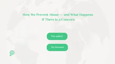 Illustration of secure online fundraising platform with verification and fraud prevention system