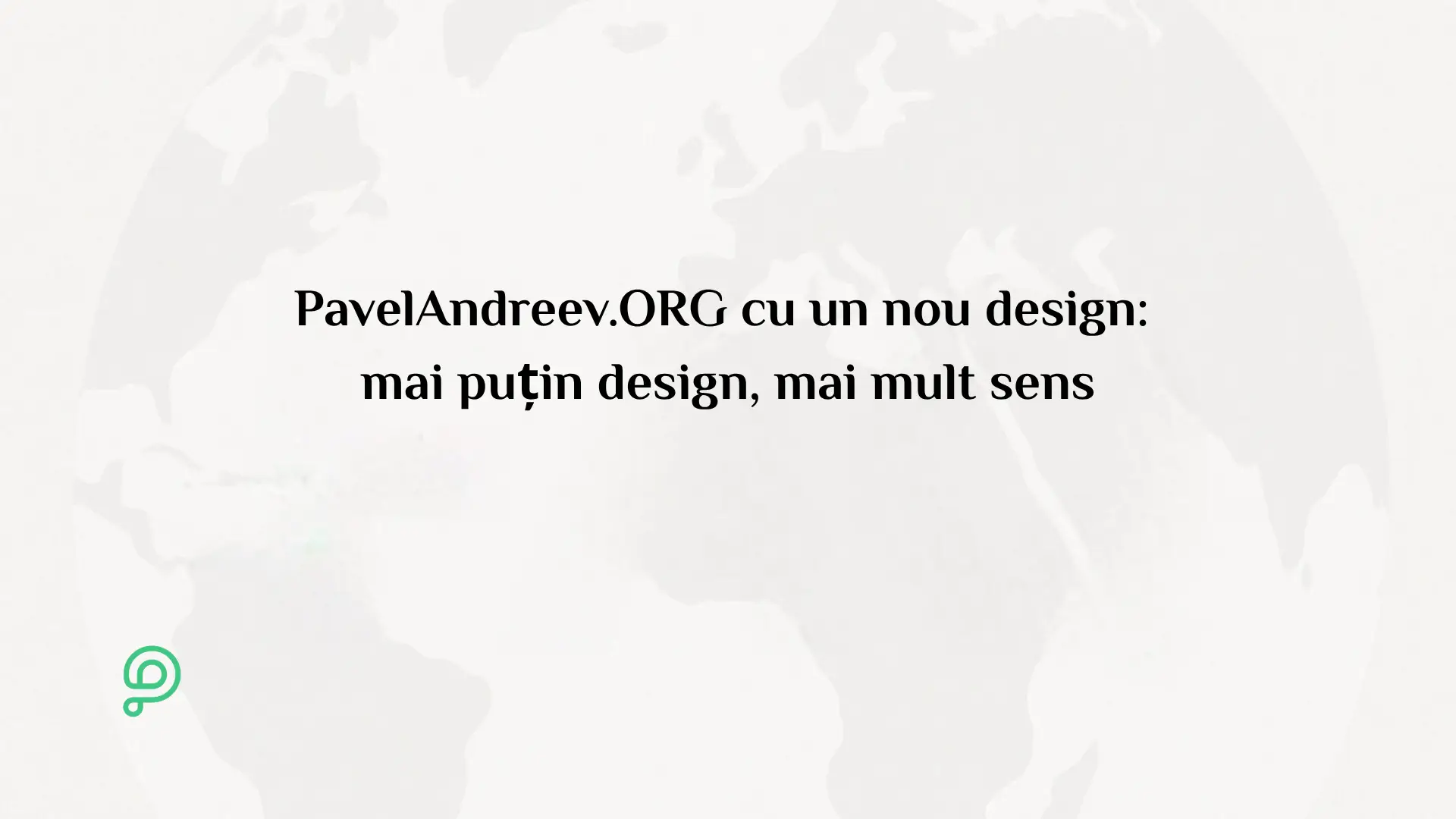 Pagina redesenată minimalist a unei campanii pe PavelAndreev.ORG, cu accent pe poveste, imagini și butoane rapide de donație