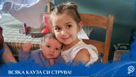 7000 дарители за малката Марина: 350 000 евро се събраха за лечение на рядко заболяване