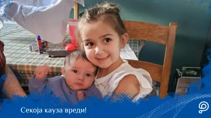 7000 донатори за малата Марина: Собрани се 350.000 евра за лекување на ретка болест
