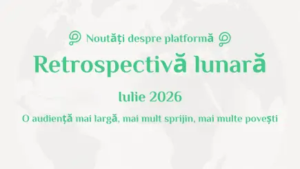 Bilanțul PavelAndreev.ORG pentru iulie 2026, cu 290.993 de vizitatori din 178 de țări, 335 de campanii noi și sute de povești cu rezultate reale.