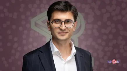 Portrait of social entrepreneur Pavel Andreev.