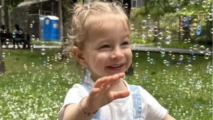 Little Kati, whose 12 weeks of specialized rehabilitation were funded by 4,241 donors